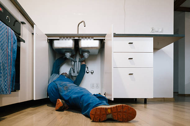 Professional Plumbing technician working in Michigan Center, MI